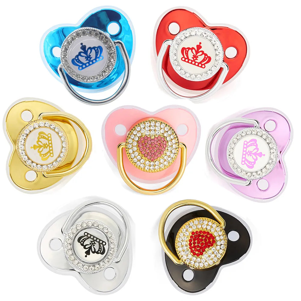 Luxury Newborn Baby Teether Silicone Pacifier Holder