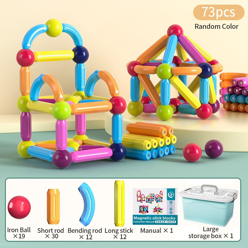 Magnetic Balls Stick Educational Toys