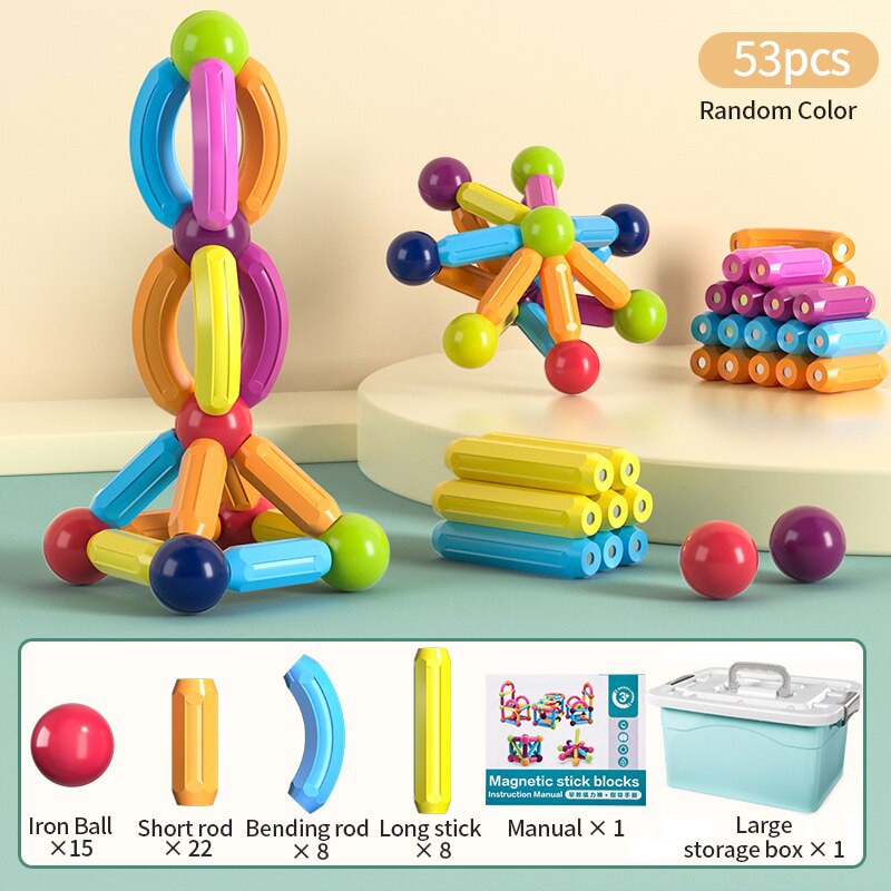 Magnetic Balls Stick Educational Toys