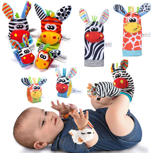 Newborn Baby Bracelet Cute Rattle  wrist toys