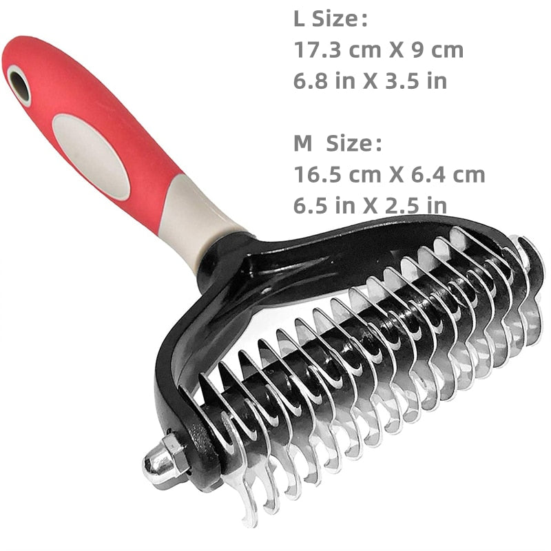 Pet Deshedding Brush Grooming Tools