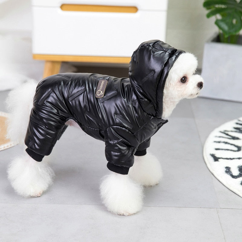 Winter Warm Pet Dog Jumpsuit Waterproof Dog Clothes