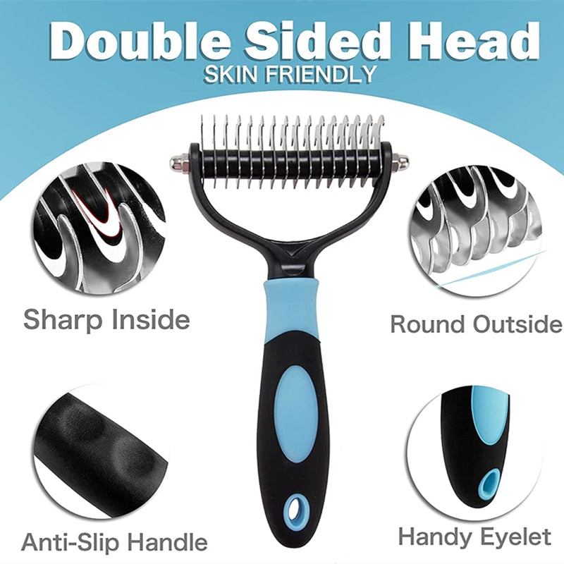 Pet Deshedding Brush Grooming Tools