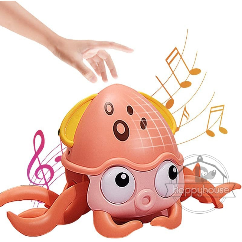 Crawling Crab Baby LED Light Up Musical Toy