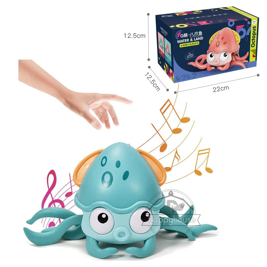 Crawling Crab Baby LED Light Up Musical Toy