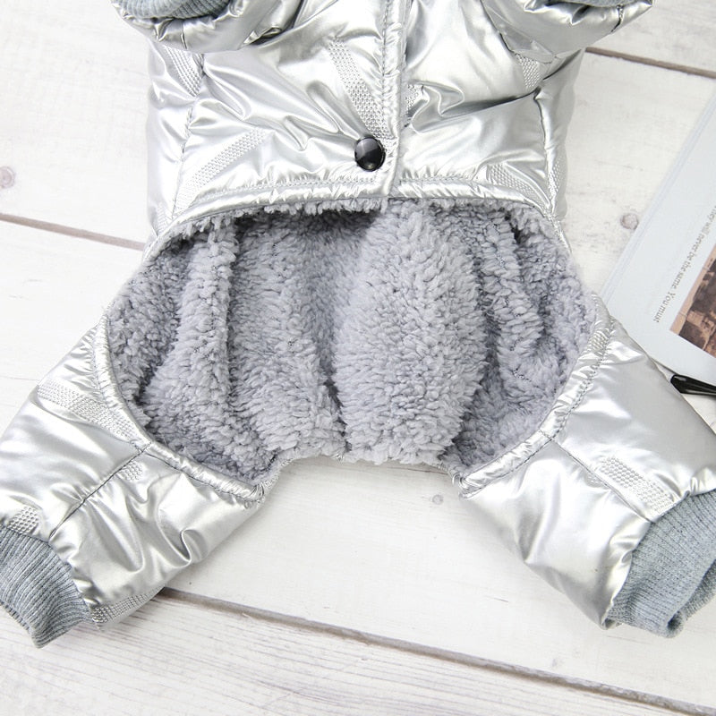 Winter Warm Pet Dog Jumpsuit Waterproof Dog Clothes