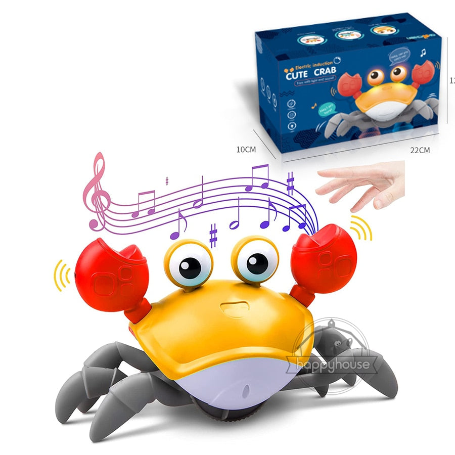 Crawling Crab Baby LED Light Up Musical Toy