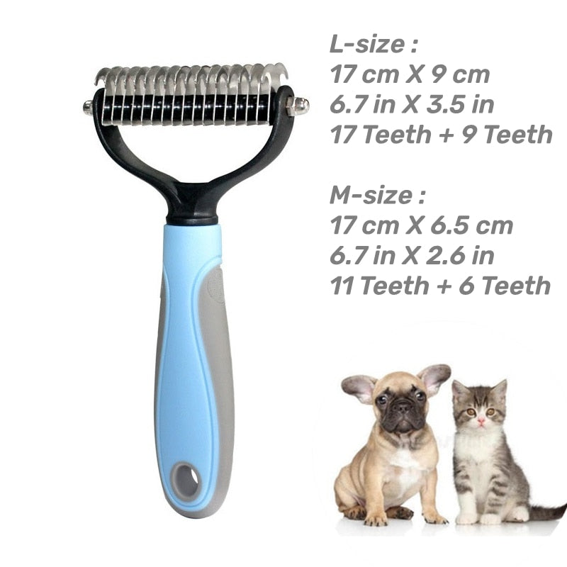 Pet Deshedding Brush Grooming Tools